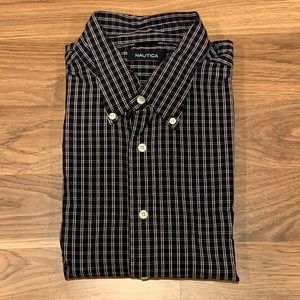 Nautica Short Sleeve Button-Front Shirt Size XXL